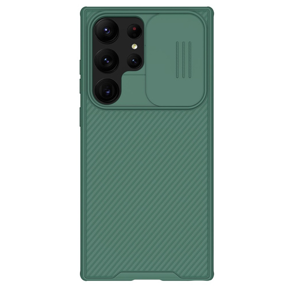 Carcasă blindată Nillkin pentru Samsung Galaxy S23 Ultra, CamShield Pro, verde