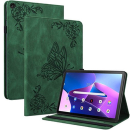Husă pentru Lenovo Tab M10 Plus 10.6 Gen 3 TB-125F TB-128F, Butterfly, verde