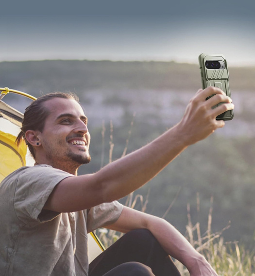 Carcasă blindată Dexnor cu deschidere pentru cameră și suport pentru Google Pixel 10 / Pixel 10 Pro