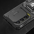 Husă blindată pentru Samsung Galaxy Z Fold6 5G, CamShield Slide, negru