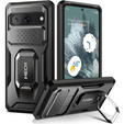 Carcasă pentru Google Pixel 8, seria Tongate MECH cu suport, negru