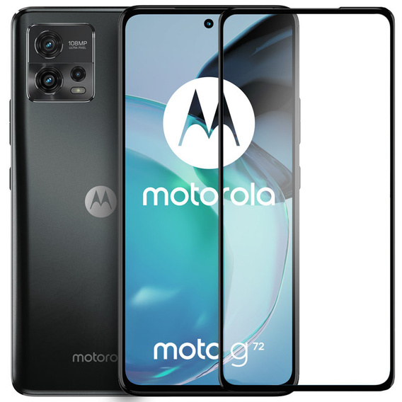 Sticlă călită 3D pentru Motorola Moto G72, negru
