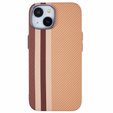Carcasa pentru iPhone 15, Carbon Fiber MagSafe, galben