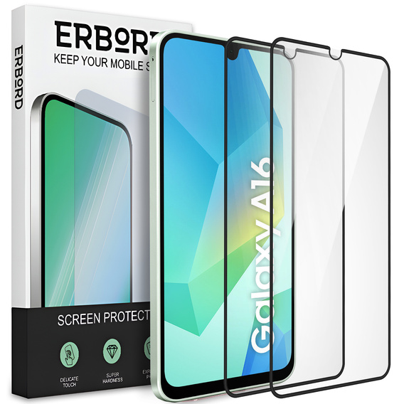 2x sticlă ceramică ERBORD Hybrid Glass pentru Samsung Galaxy A16 5G