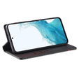 Carcasă cu clapetă pentru Samsung Galaxy A36, Carbon LC.IMEEKE, negru