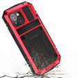 Husă pentru iPhone 15 Plus, R-JUST, armată, roșu / negru