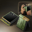 Husă Tongate MECH cu MagSafe pentru Samsung Galaxy Z Flip7 FE / Z Flip6, verde