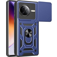 Husă blindată pentru Xiaomi Poco F7 Ultra, CamShield Slide, albastru