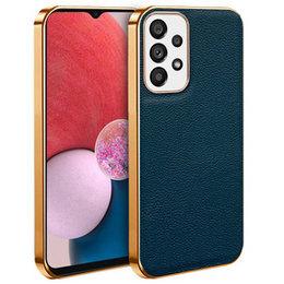 Huse pentru Samsung Galaxy A13 4G, Cowhide Leather, verde