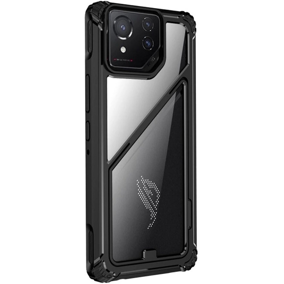 Husă pentru ASUS ROG Phone 8 Pro, Armor Kickstand, cu suport, negru