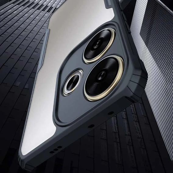 Huse pentru Xiaomi Poco F6, AntiDrop Hybrid, negru