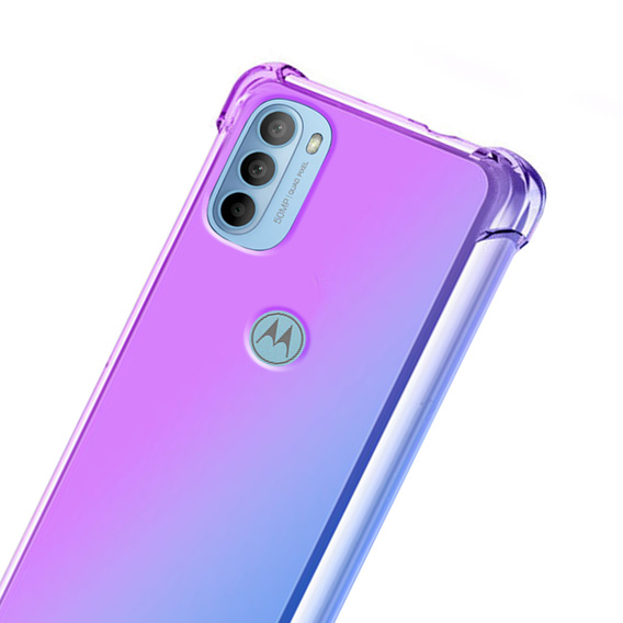Husa pentru Motorola Moto G31 / G41, Gradient Dropproof, albastru