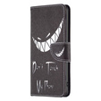 Cu clapetă pentru Xiaomi Redmi 13C / Poco C65, Wallet, Don't Touch My Phone, albastru