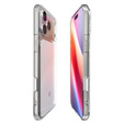Husă Spigen MagSafe pentru iPhone 17 Pro Max, Ultra Hybrid „T”, transparentă/albă