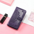 Cu clapetă pentru Oppo Reno 12 Pro, Mandala, violet