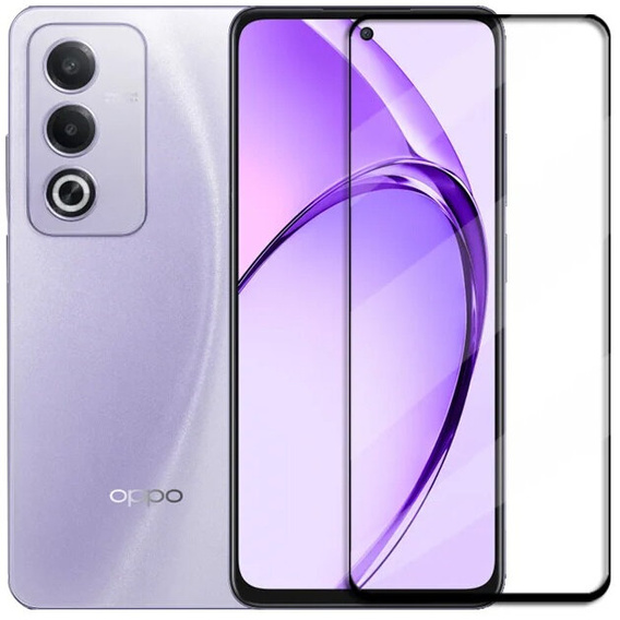 Sticlă călită 3D pentru Oppo A80, cadru negru