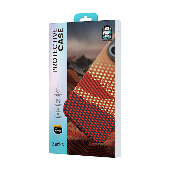 Husă Benks Magnetic Golden Tide Kevlar 600D pentru iPhone 16 Pro