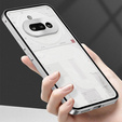 Carcasă pentru Nothing Phone 3A, Frame Case, de argint