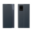 Husă cu clapetă pentru Samsung Galaxy A72 5G, Side View, albastru închis