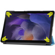 Husă pentru Samsung Galaxy Tab A8 10.5 SM-X200 SM-X205, Smartcase, albastru