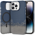Carcasă pentru iPhone 14 Pro, cadru Kickstand, pentru MagSafe, Sand Blue