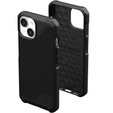 Urban Armor Gear Huse pentru iPhone 15, Metropolis LT MagSafe Kevlar, negru