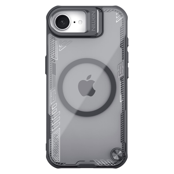 Carcasă pentru iPhone 16e, carcasă blindată Nillkin, Icelade Prop, pentru Magsafe, negru