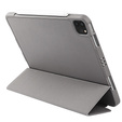 Husă pentru iPad Pro 11 2021/2022, Smartcase cu spațiu pentru stylus, gri