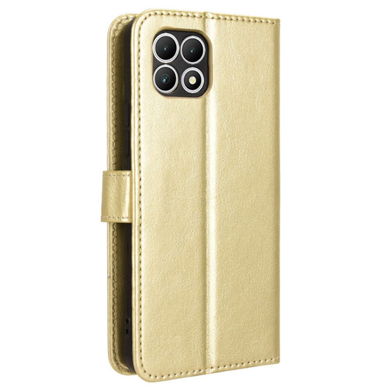 Cu clapetă pentru T Phone 2 5G, Crazy Horse Wallet, de aur