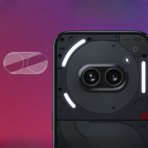 Sticlă temperată pentru camera foto pentru Nothing Phone 2a, transparentă