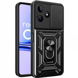 Husă blindată pentru Realme C53 4G, CamShield Slide, negru