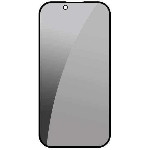 2x Sticlă de confidențialitate temperată pentru iPhone 16e / 14 / 13 / 13 Pro, ERBORD 9H Easy App Anti-Peep