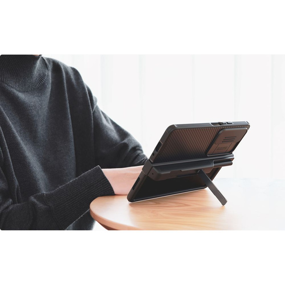 Carcasă blindată Nillkin pentru Samsung Galaxy Z Fold4 5G, CamShield Pro, negru