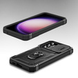 Husă blindată pentru Samsung Galaxy S23 FE, CamShield Slide, negru