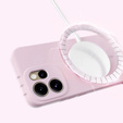 Husă din silicon Lite pentru MagSafe pentru Oppo Reno 15 Pro, roz