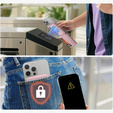 Portofel magnetic cu suport și funcție NFC SURITCH pentru iPhone 16 Pro