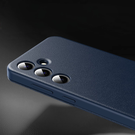 Husă cu clapetă pentru Samsung Galaxy A55 5G, Smart View Wallet, albastru