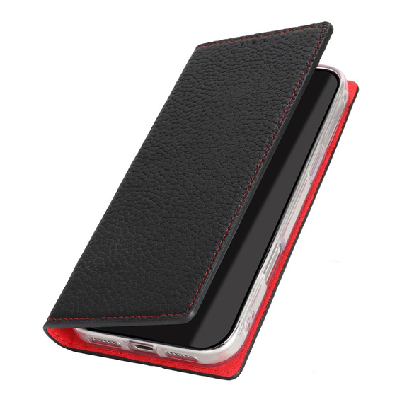 Husă cu capac rabatabil Litchi Skin Grain pentru iPhone 17 Pro