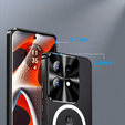 Carcasă de protecție pentru camera foto pentru Motorola Edge 50 Pro 5G, CamShield MagSafe, negru