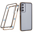 Husa pentru Samsung Galaxy A16, Magnetic Dual Glass, de aur