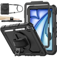 Husă pentru Samsung Galaxy Tab A9+ X210 / X215 / X216B, protecție blindată, negru