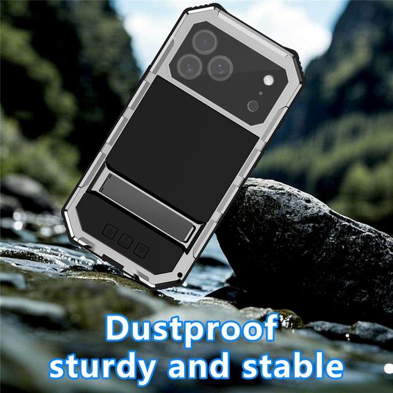 Carcasă blindată R-JUST cu suport pentru iPhone 17 Pro