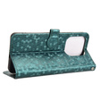 Husa cu clapetă pentru Xiaomi Redmi Note 14 4G, Wallet Rhombus, verde