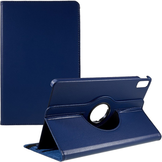 Husă pentru Lenovo Tab P11 Gen 2 TB350FU TB350XU 11.5" TB330FU 10.95", rotativă 360, albastru închis