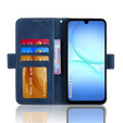 Carcasă cu clapetă pentru Oppo Reno 14F, slot pentru carduri, portofel, negru