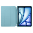 Husă pentru iPad Air 13" 2025/2024 (7/6 gen.), Smartcase cu spațiu pentru stylus, albastru