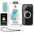 Husă pentru iPhone 17 Pro Max, IP68 rezistentă la apă, SHELLBOX MagSafe, albastru
