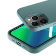 Husa pentru iPhone 14 Pro Max, Silicone Lite, verde