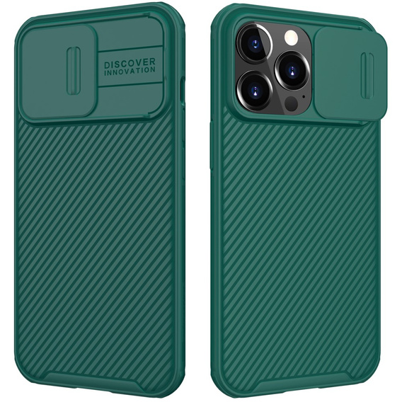 Carcasă blindată Nillkin pentru iPhone 13 Pro, CamShield Pro, albastru