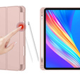 Carcasă pentru iPad Pro 12.9" 2022/2021/2020 (6/5/4 gen.), Smart Pencil, cu suport pentru stylus, roz